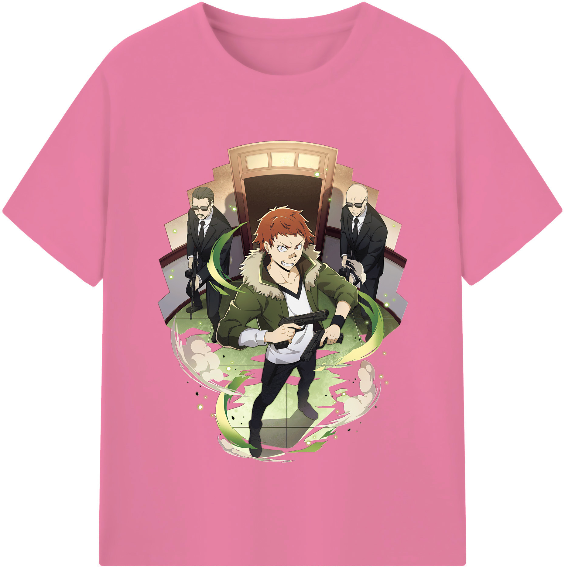 （画像用） 文豪ストレイドッグス Bungo Stray Dogs 綿100％半袖Tシャツ（フロントプリント）